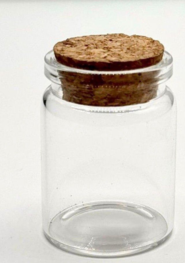 مركبان عسل زجاج غطاء فلين حجم 30 مل