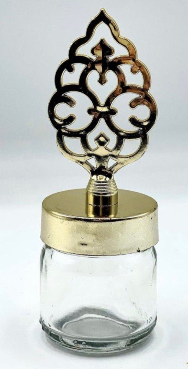 مطربان زجاج غطاء معدن